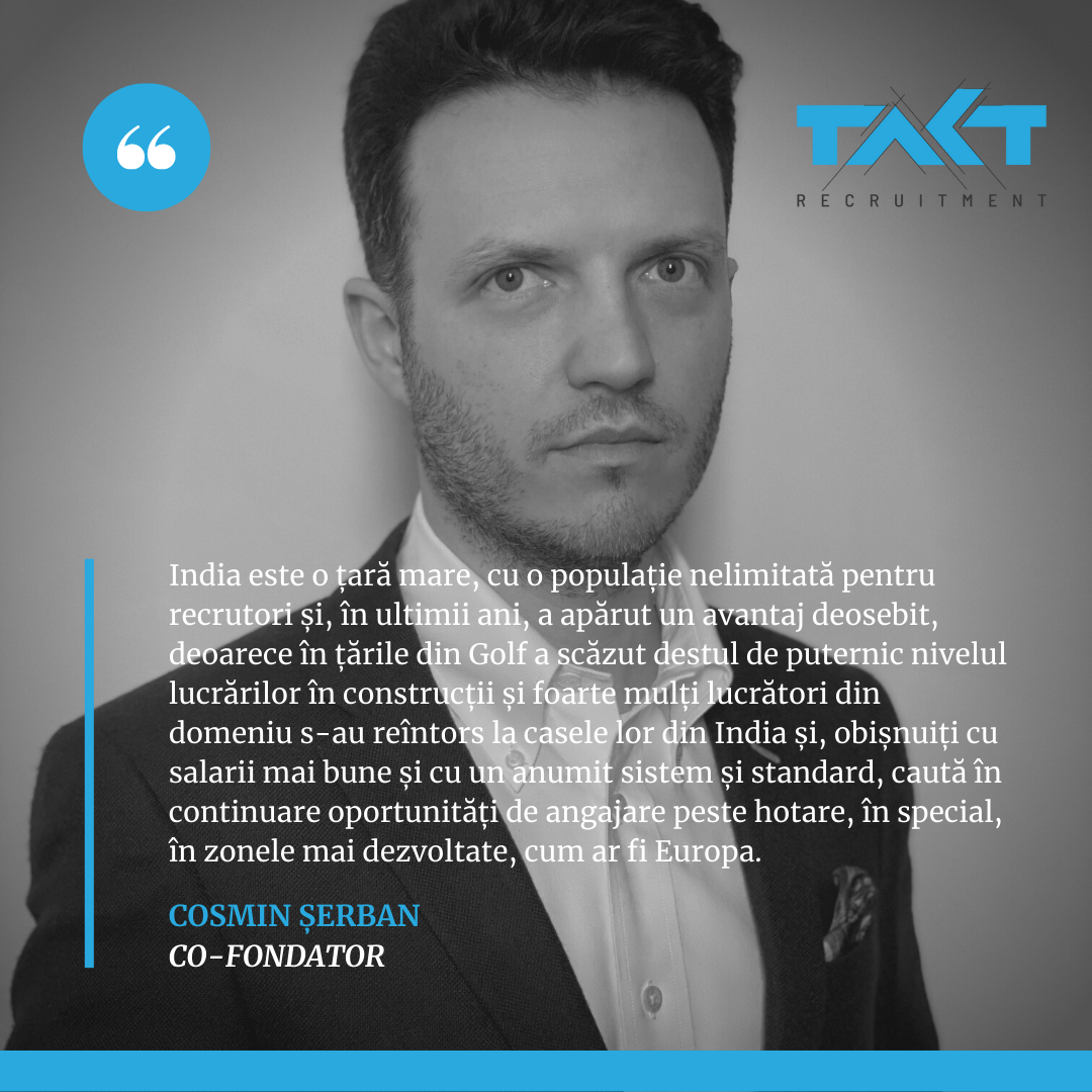 Cosmin Serban: India reprezinta o mare oportunitate pentru antreprenorii romani